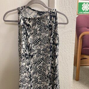 Dress Black and White Spotted R&K